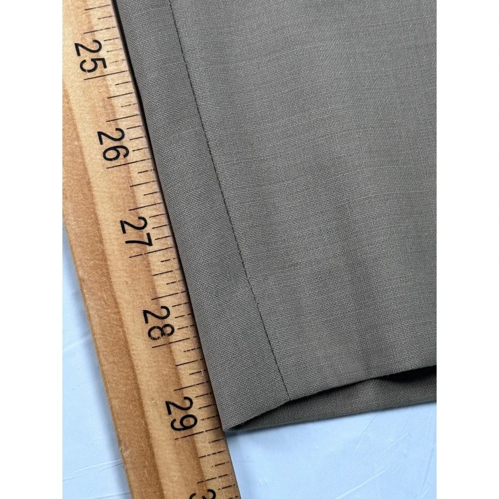 Lauren Ralph Lauren Mens 40x29 UltraFlex Classic Fit Wool Dress Pant Taupe Brown